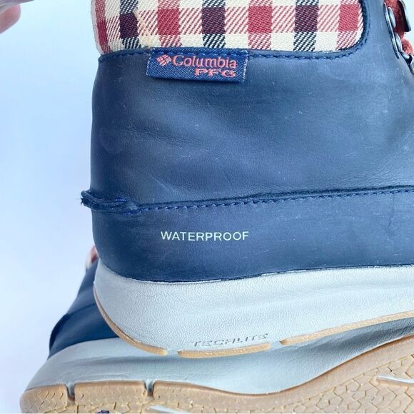 Columbia Bahama Boot PFG Lace Up Fishing Waterproof Techlite Navy Blue Size 9 main image 6
